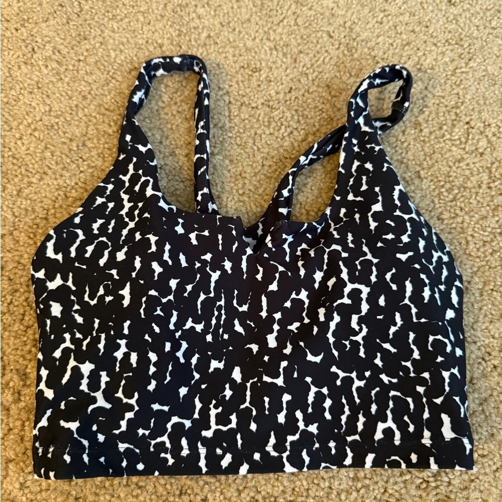 SAGE Collective Black and White Sports Bra